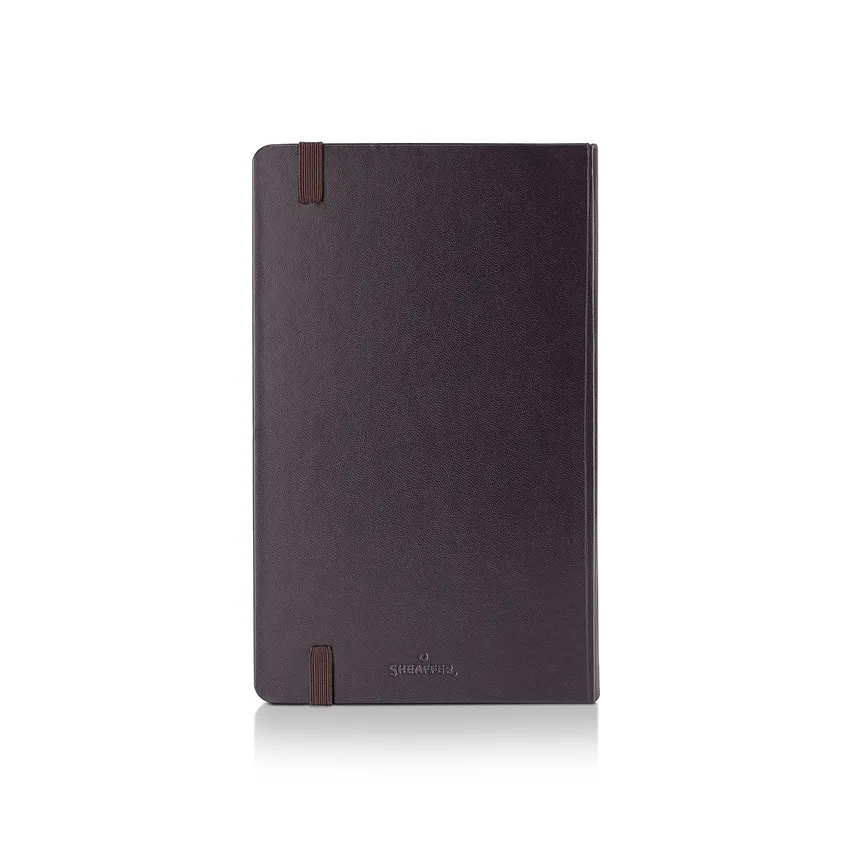 Sheaffer Medium Notebook 90 GSM Ink Friendly Ruled with Eco-Friendly Cover - Brown