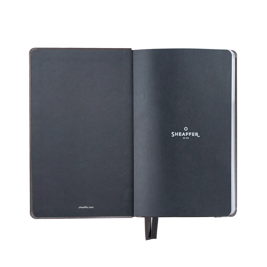 Sheaffer Medium Notebook 90 GSM Ink Friendly Ruled with Eco-Friendly Cover - Brown