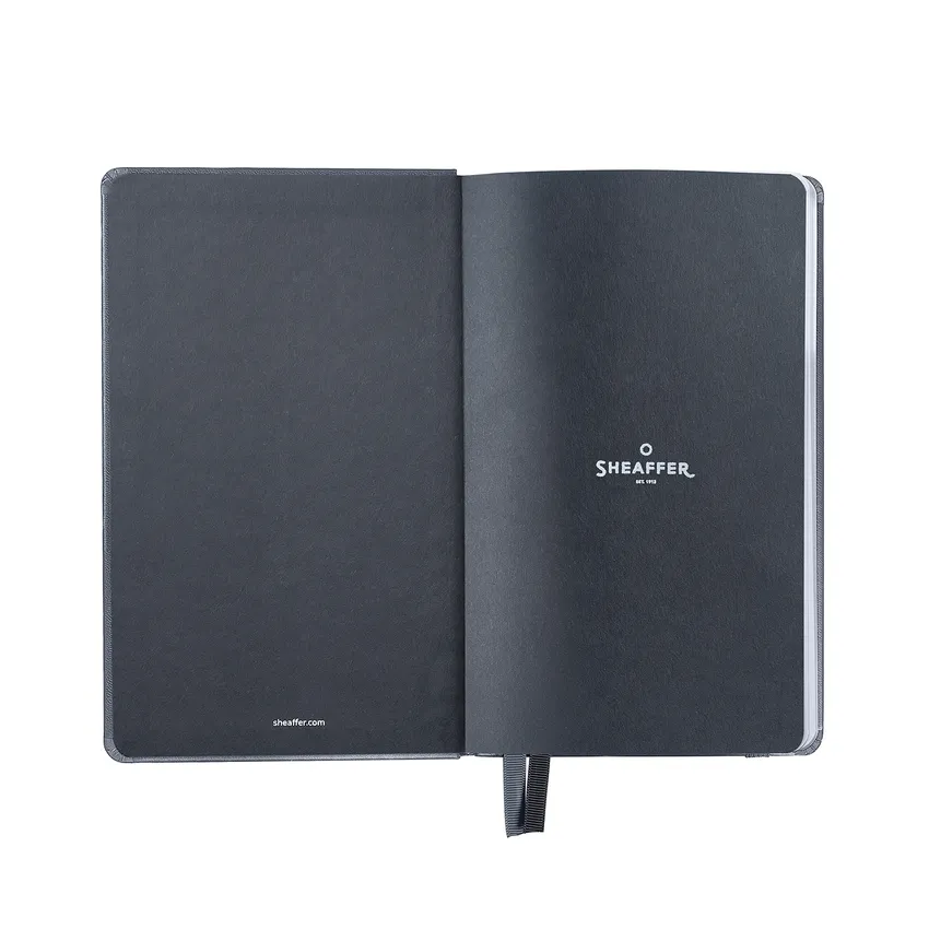 Sheaffer Medium Notebook 90 GSM Ink Friendly Ruled with Eco-Friendly Cover - Grey