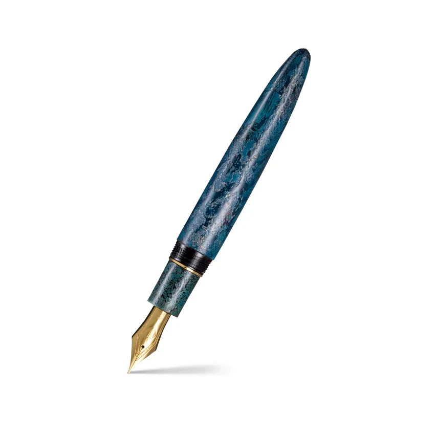 Sailor Limited Edition Wabi Sabi III Fountain Pen (21K KOP Broad) - Blue