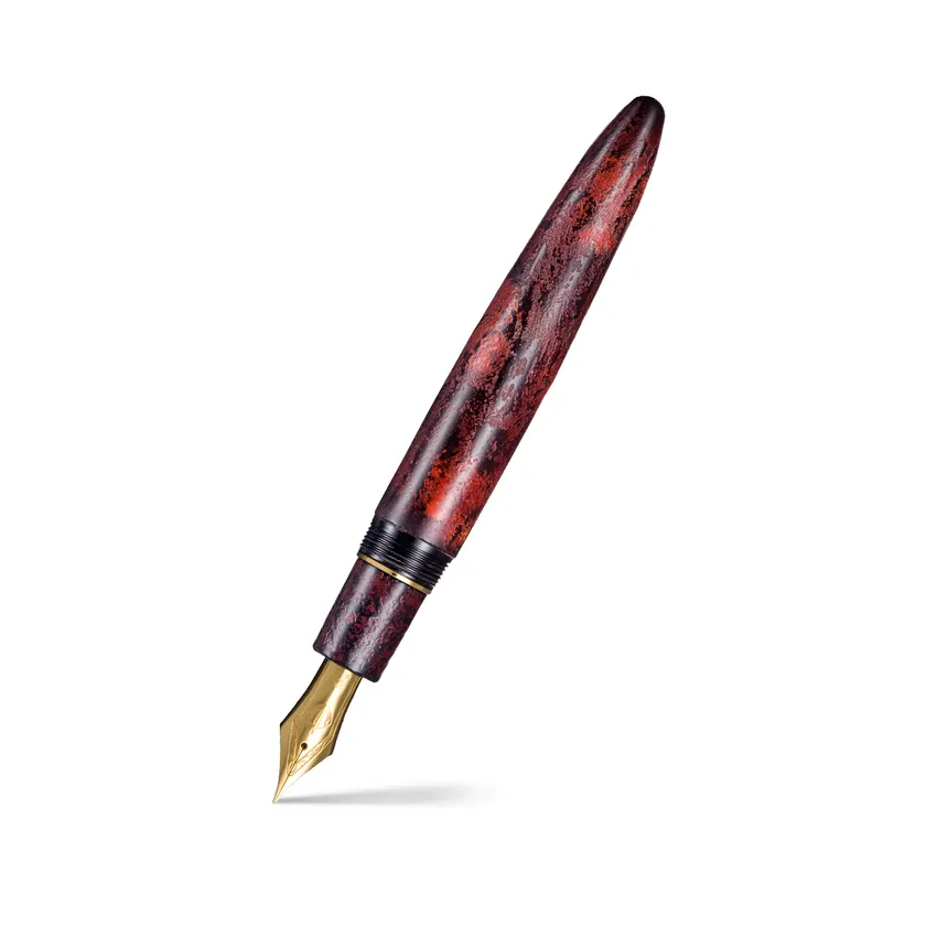 Sailor Limited Edition Wabi Sabi III Fountain Pen (21K KOP Broad) - Red