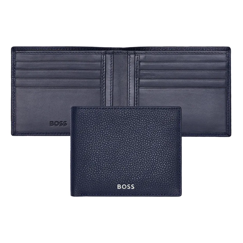 Hugo Boss Card holder Classic Grained - Navy