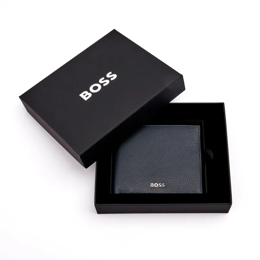 Hugo Boss Card holder Classic Grained - Navy