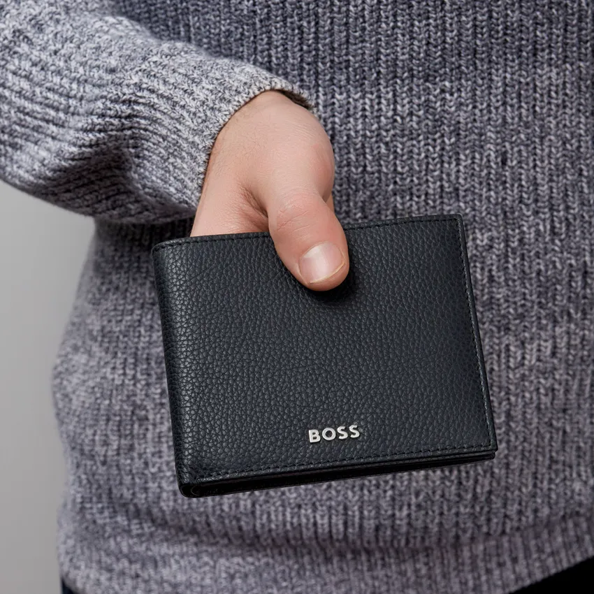 Hugo Boss Money Wallet Classic Grained - Black