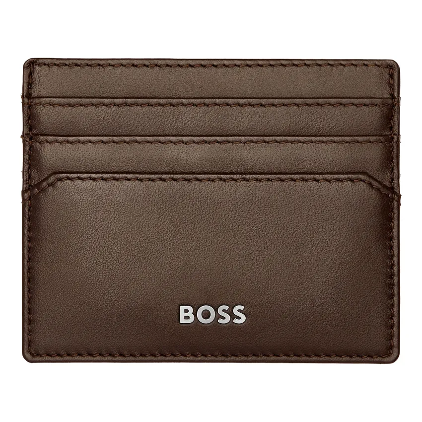 Hugo Boss Card holder Classic Smooth - Brown