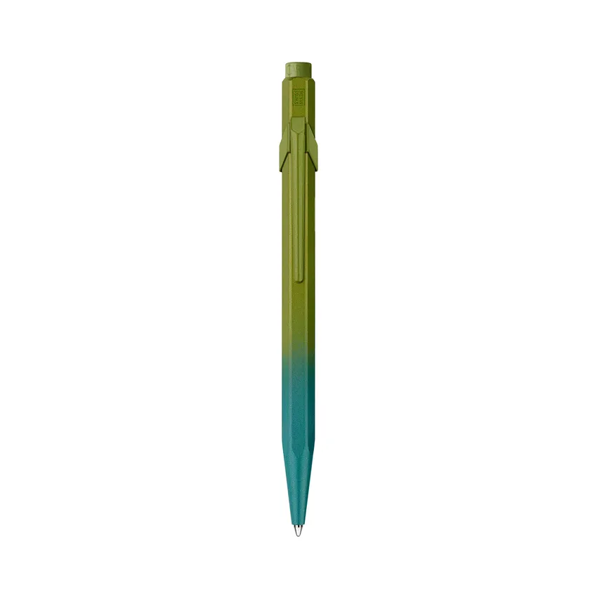 Caran d'Ache 849 Claim Your Style Ed. 5, arctic green in grey slimpack Ballpoint Pen