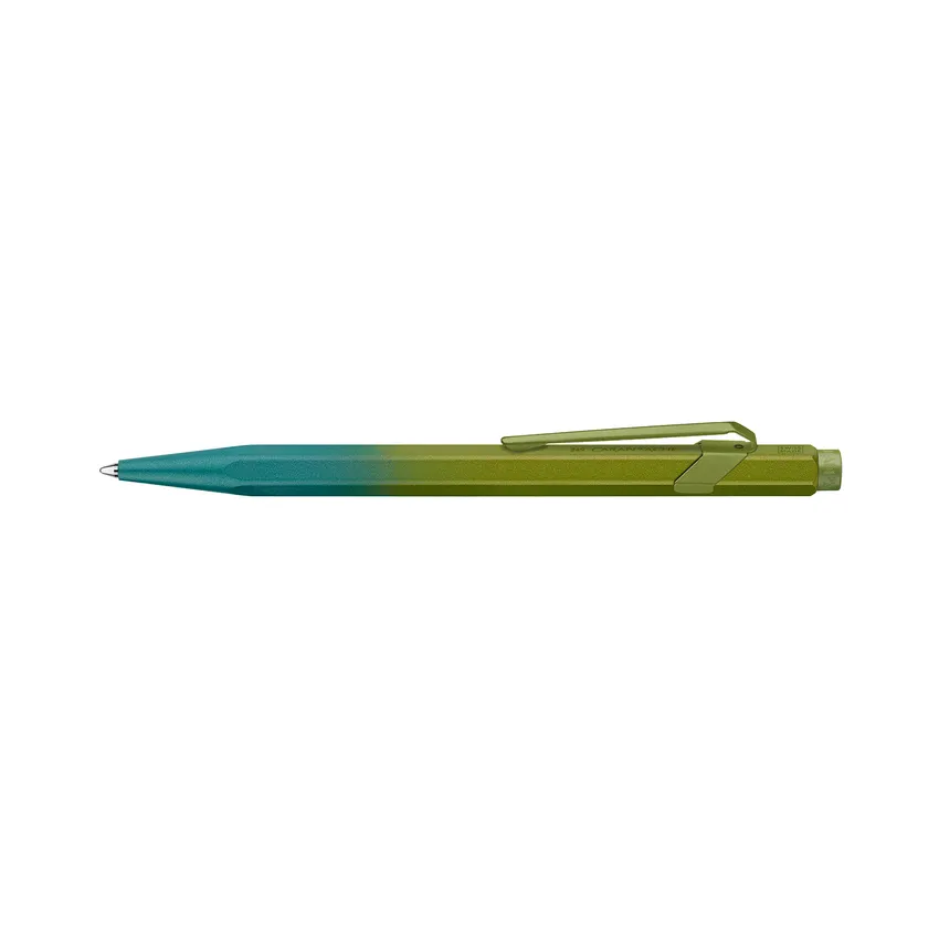 Caran d'Ache 849 Claim Your Style Ed. 5, arctic green in grey slimpack Ballpoint Pen