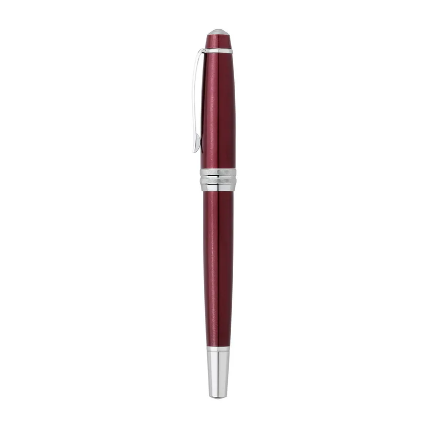 Cross AT0455-8 Bailey Rollerball Pen Red With Chrome Trims