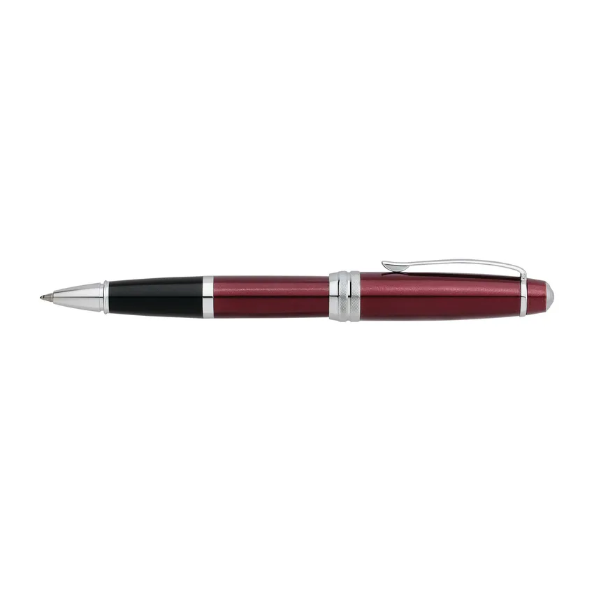 Cross AT0455-8 Bailey Rollerball Pen Red With Chrome Trims