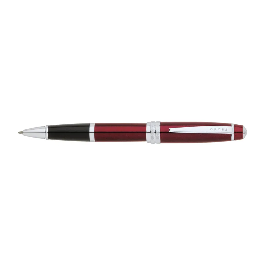 Cross AT0455-8 Bailey Rollerball Pen Red With Chrome Trims