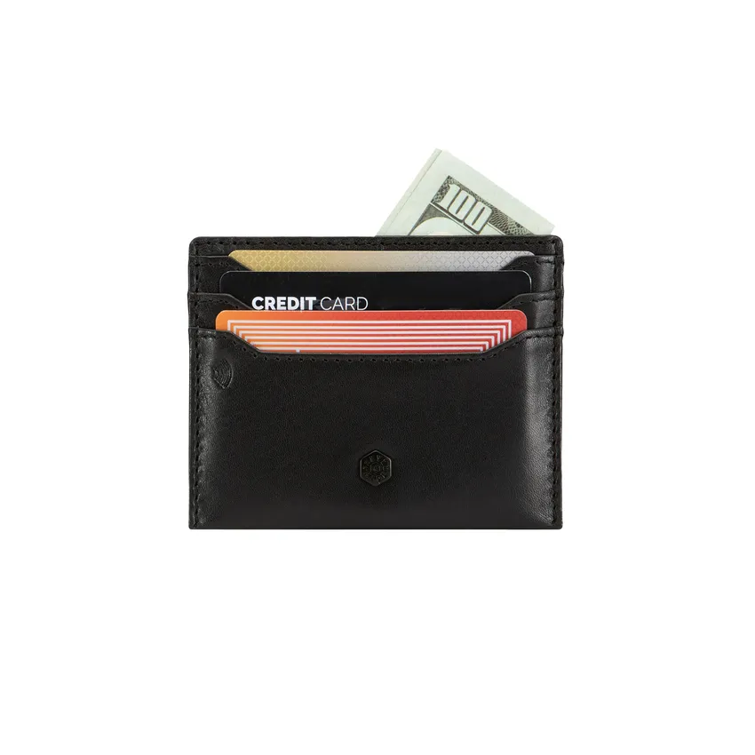 Jekyll & Hide 3628 Oxford Slim Card Holder - Black