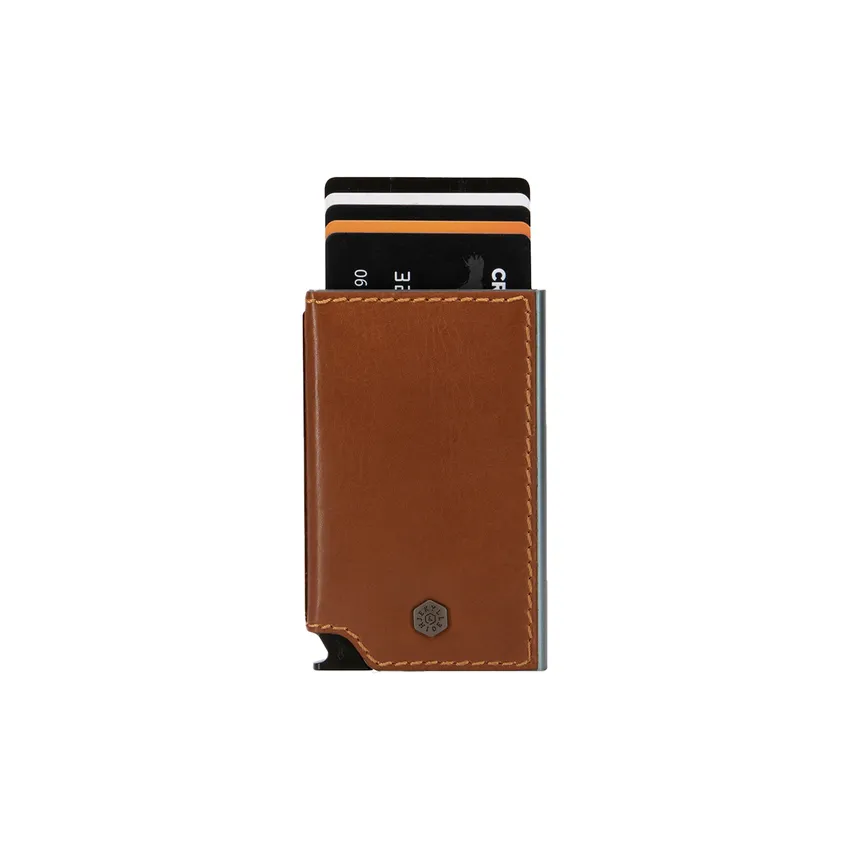 Jekyll & Hide 4311 Oxford Slim Card holder Wallet - Tan