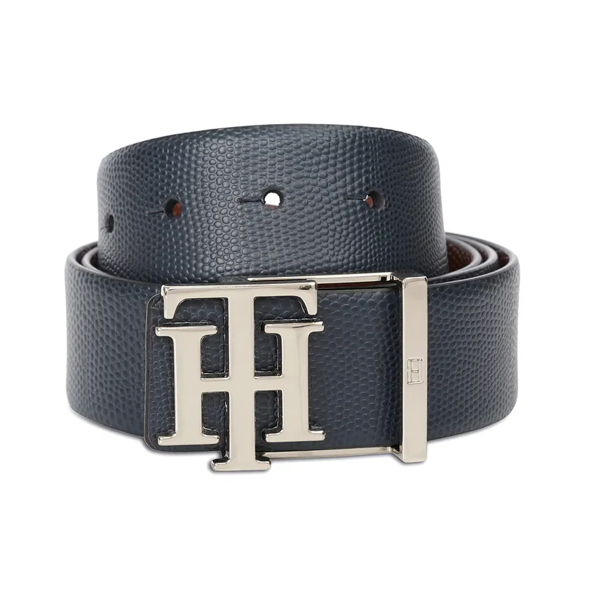 Tommy Hilfiger Farum Reversible Semi Formal Belt Medium - Navy And Tan