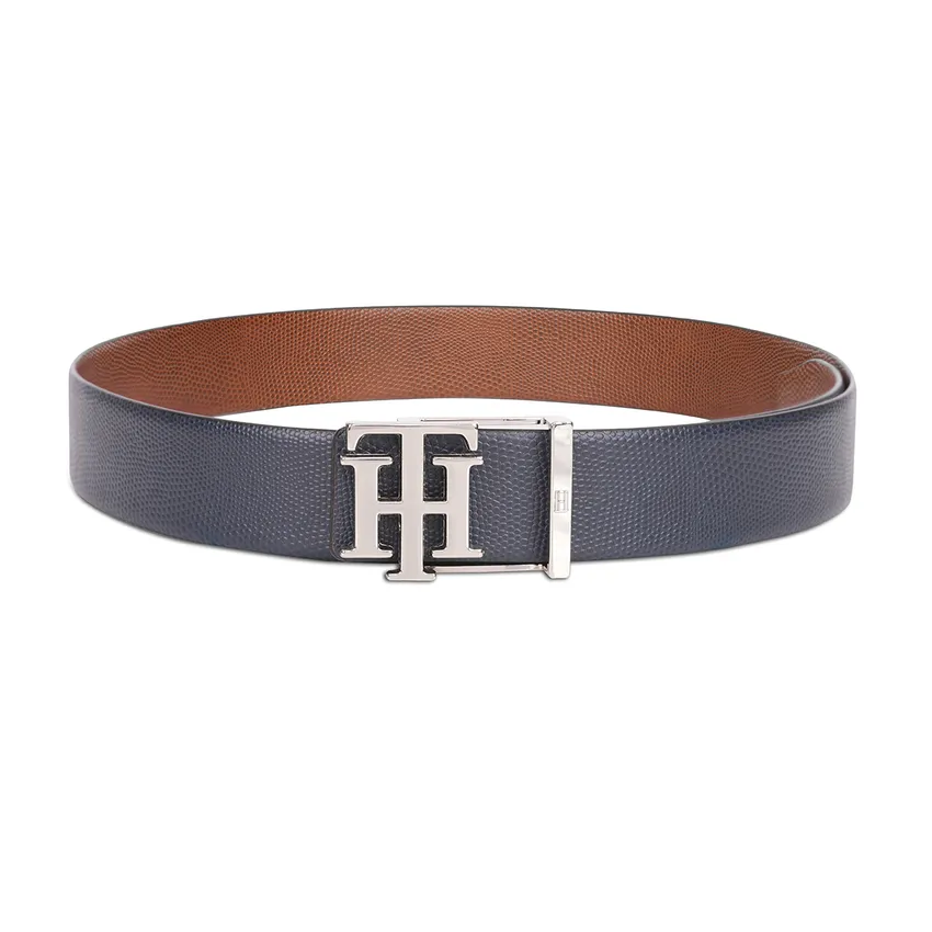 Tommy Hilfiger Farum Reversible Semi Formal Belt Medium - Navy And Tan