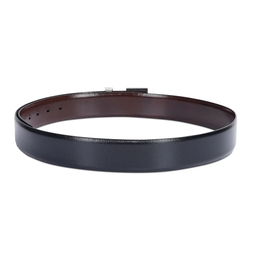 Tommy Hilfiger Bensted Reversible Semi Formal Belt Large - Black And Brown