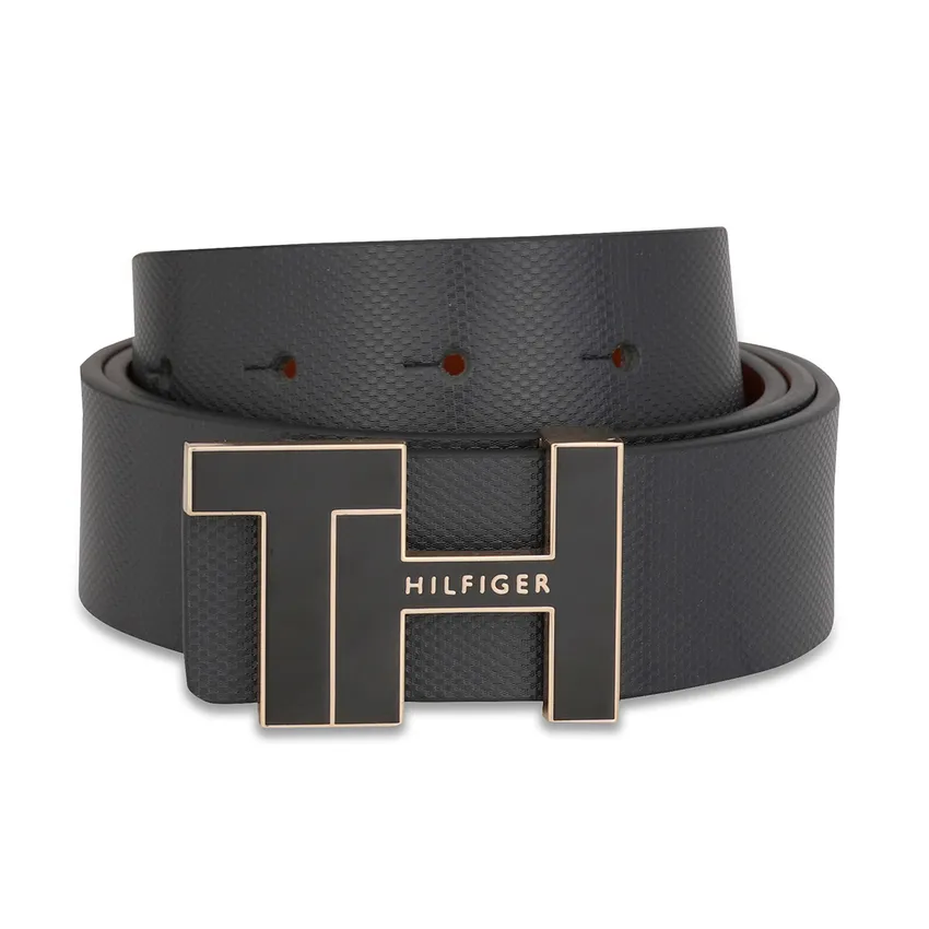 Tommy Hilfiger Alsop Reversible Semi Formal Belt Large - Navy And Tan