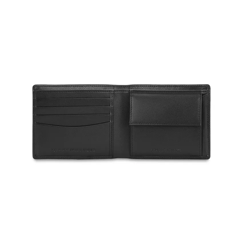 Tommy Hilfiger Wallet With Coin Pocket-Black