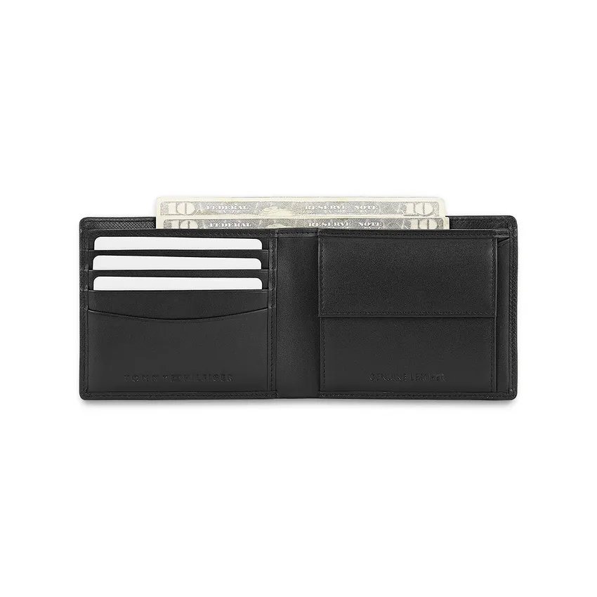 Tommy Hilfiger Wallet With Coin Pocket-Black