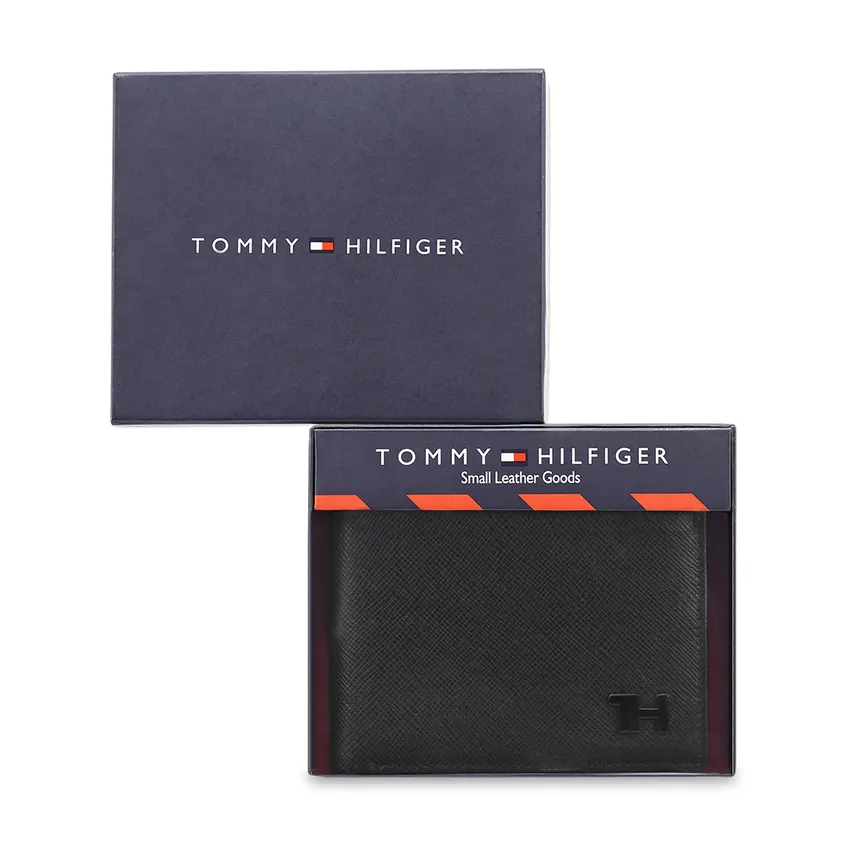 Tommy Hilfiger Wallet With Coin Pocket-Black