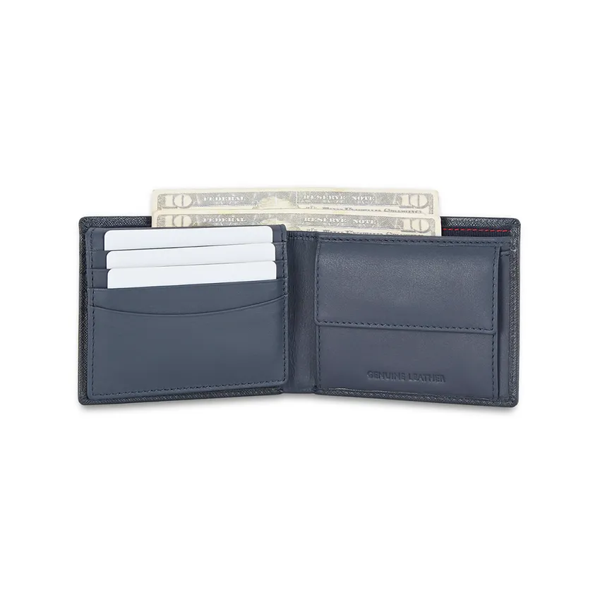 Tommy Hilfiger Wallet With Coin Pocket-Navy