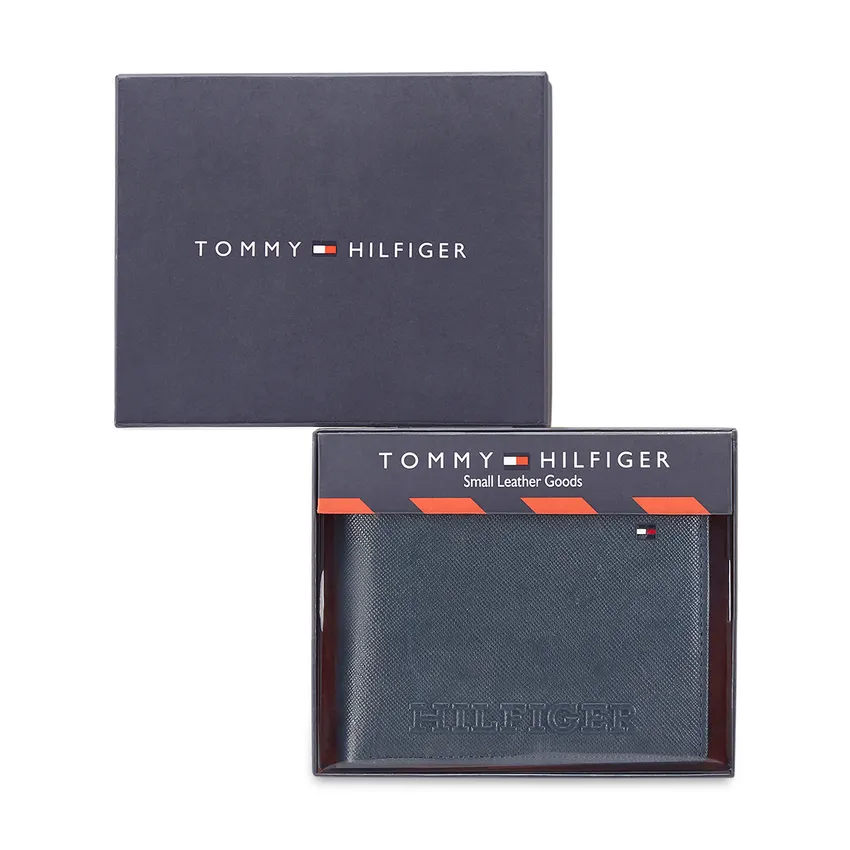 Tommy Hilfiger Wallet With Coin Pocket-Navy