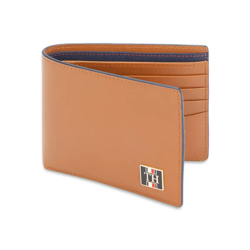 Tommy Hilfiger Wallet With Coin Pocket-Calogero Tan