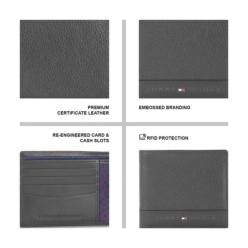 Tommy Hilfiger Wallet With Coin Pocket-Debrecen Black