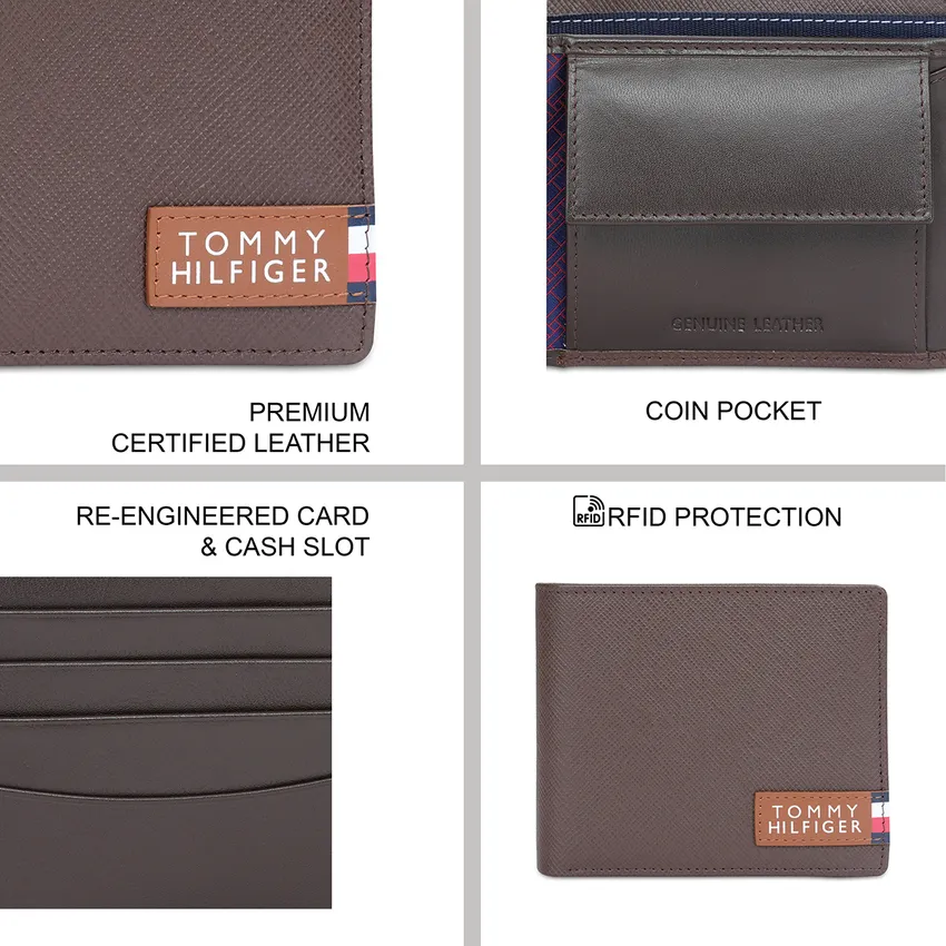 Tommy Hilfiger Wallet-Brant Brown