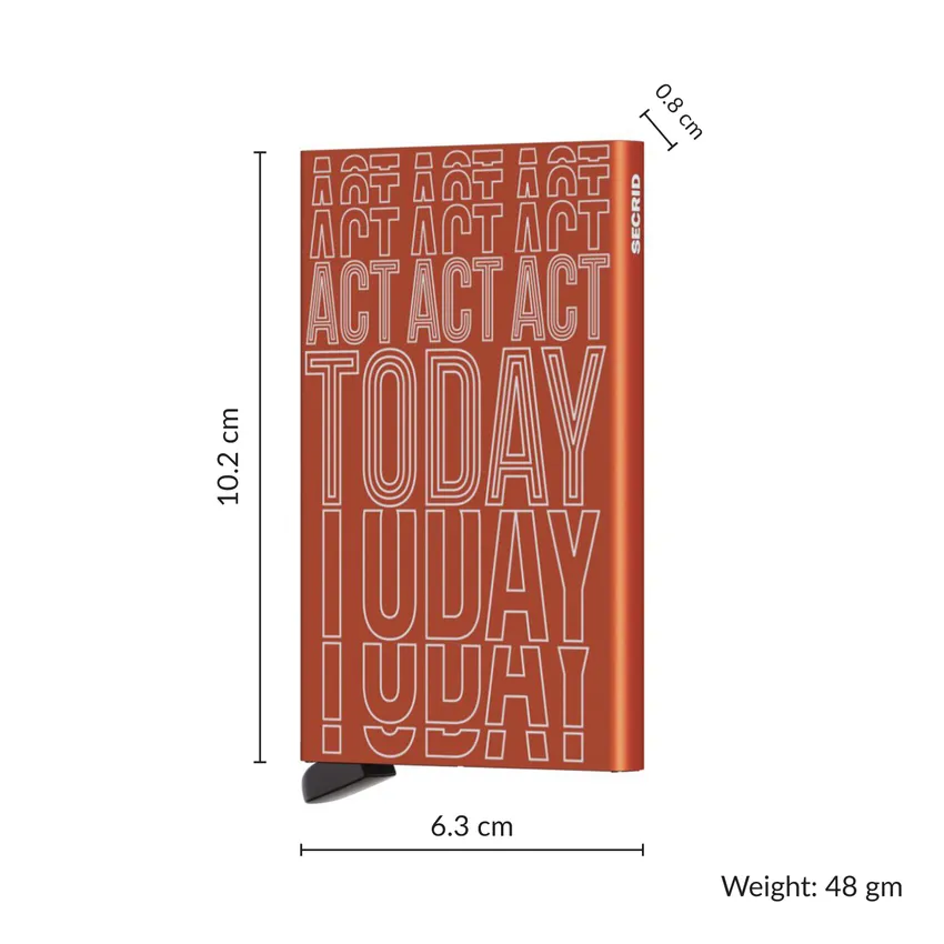 Secrid Cardprotector Laser Today Orange