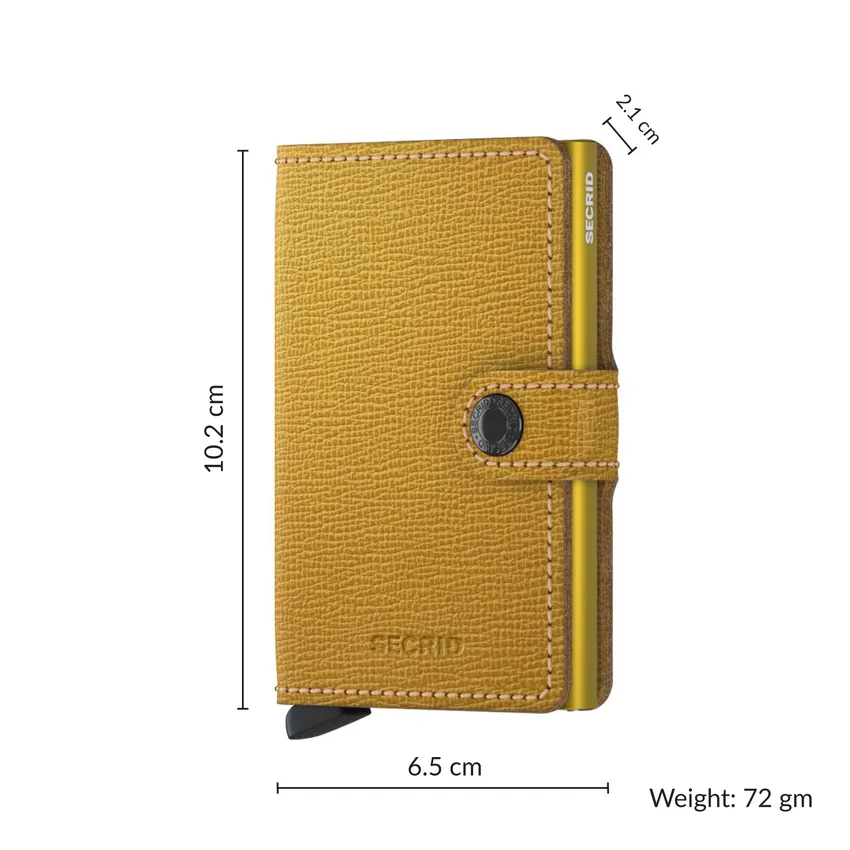 Secrid Miniwallet Crisple Ochre