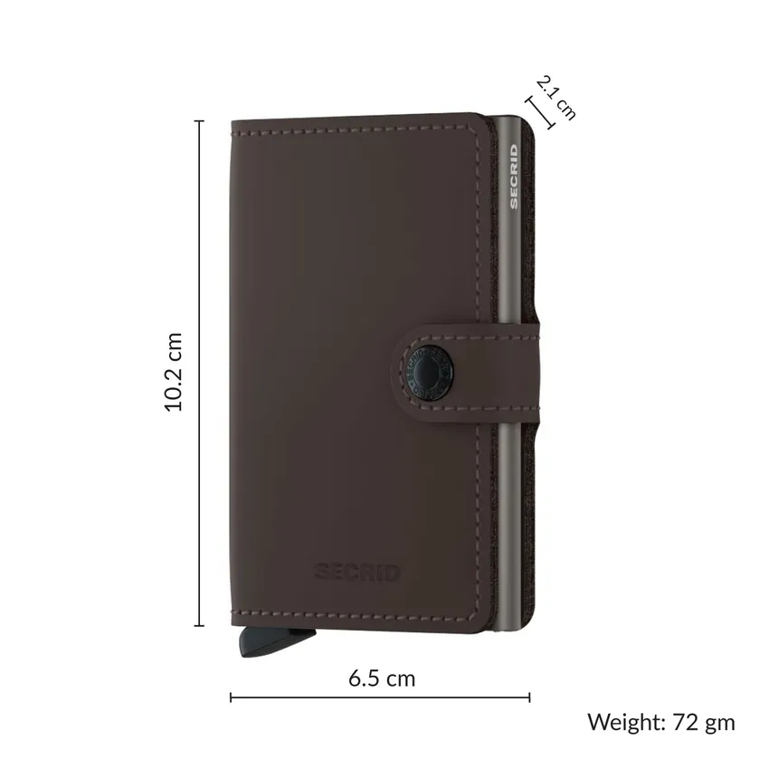 Secrid Miniwallet Matte Truffle