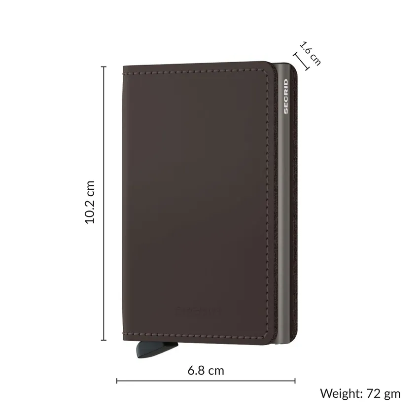 Secrid Slimwallet Matte Truffle