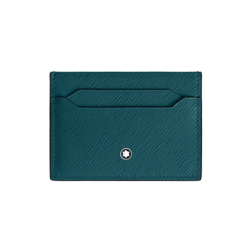 Montblanc Sartorial 5CC Card Holder - Cyprus Blue