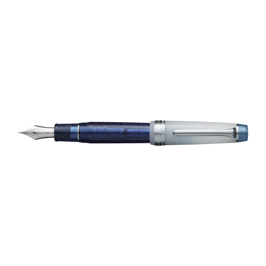 Sailor Professional Gear KOP Sunlight from the Ocean Floor Umizoko kara Taiyo Fountain Pen (21K Medium) - Blue With Rhodium-Plated Trims