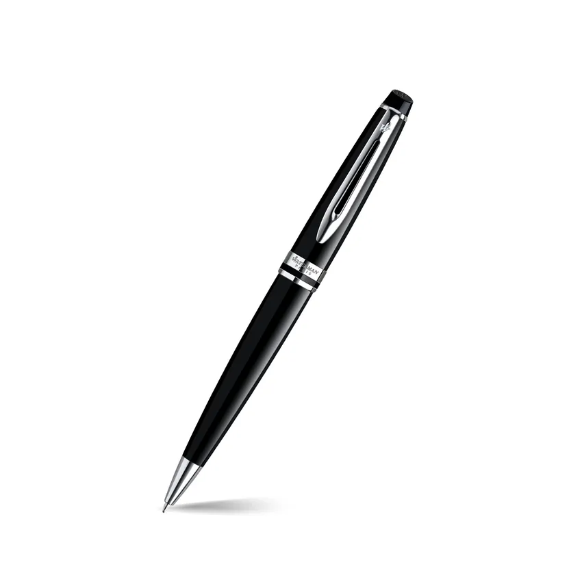 Waterman Expert Black Chrome Trim Ballpoint Pen