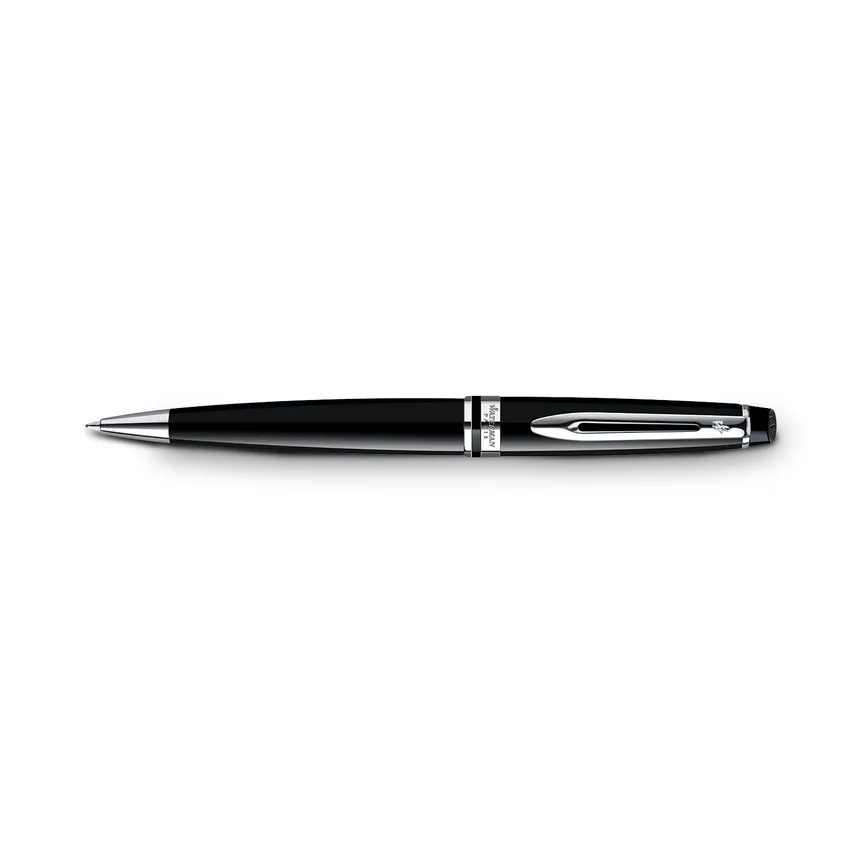 Waterman Expert Black Chrome Trim Ballpoint Pen