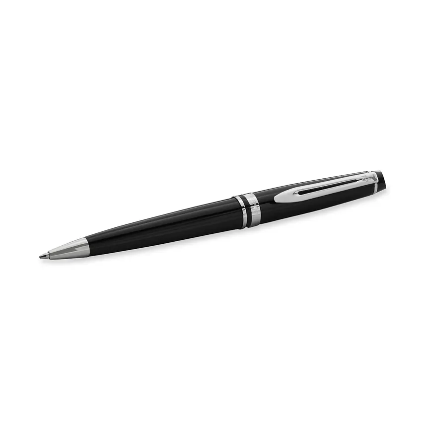 Waterman Expert Black Chrome Trim Ballpoint Pen