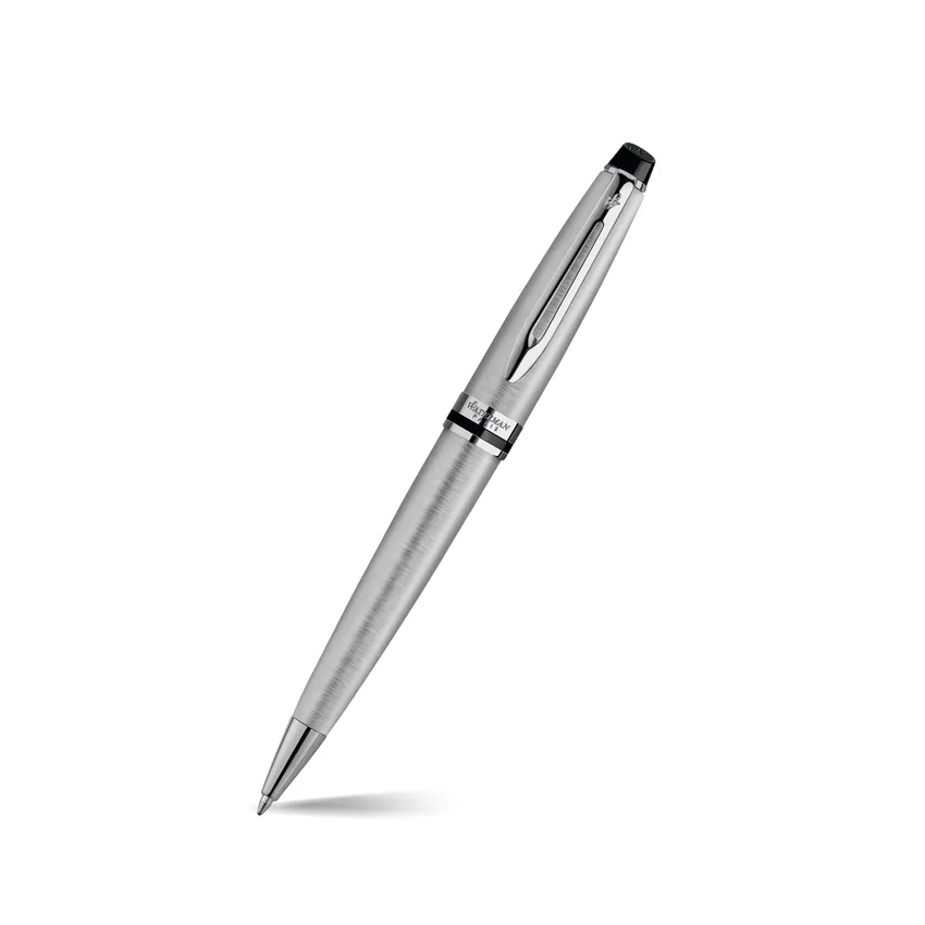 Waterman Expert Stainless Steel Chrome Trim Ballpoint Pen