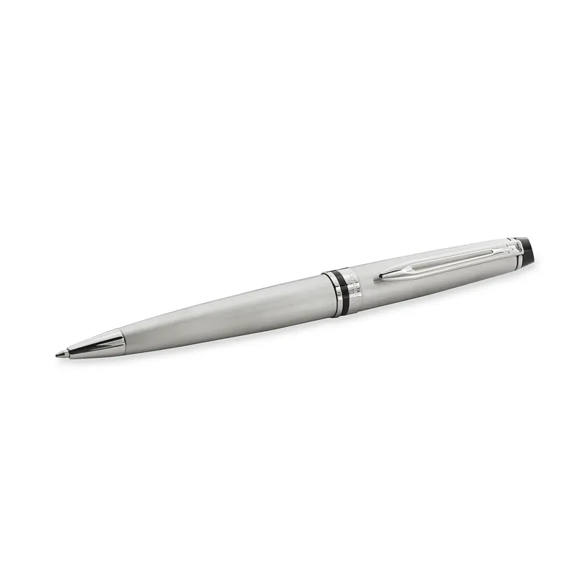 Waterman Expert Stainless Steel Chrome Trim Ballpoint Pen