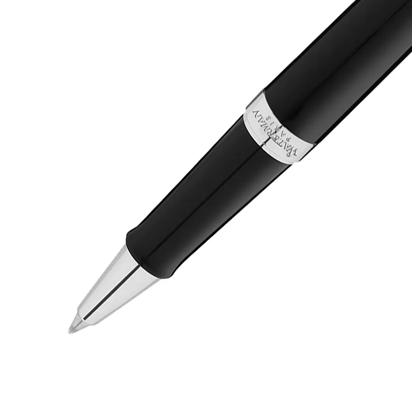 Waterman Hemisphere Mars Black Chrome Trim Rollerball Pen