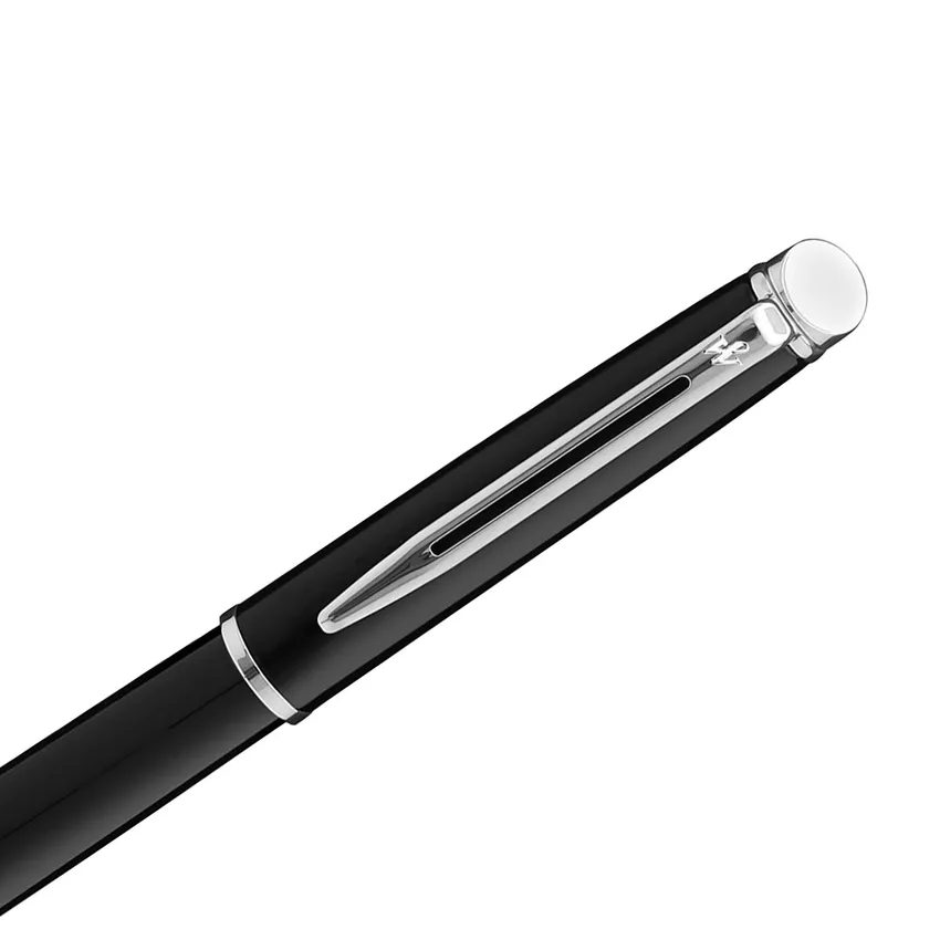 Waterman Hemisphere Mars Black Chrome Trim Rollerball Pen