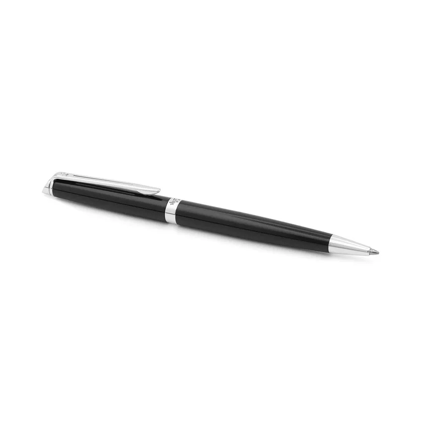 Waterman Hemisphere Mars Black Chrome Trim Ballpoint Pen