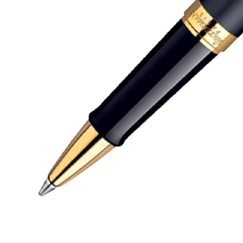 Waterman Hemisphere Matte Black Gold Trim Rollerball Pen