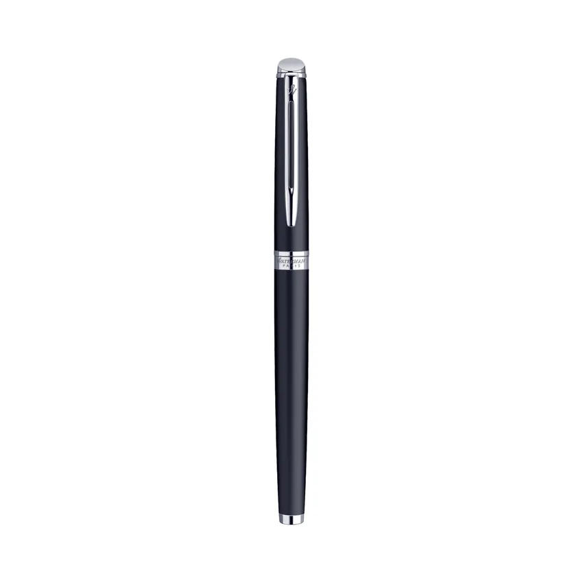 Waterman Hemisphere Matte Black Chrome Trim Rollerball Pen