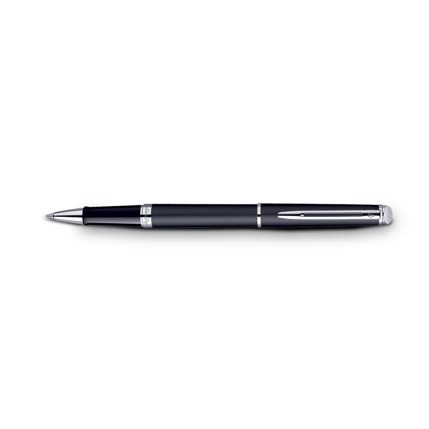 Waterman Hemisphere Matte Black Chrome Trim Rollerball Pen