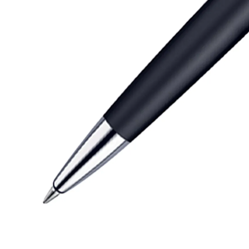 Waterman Hemisphere Matte Black Chrome Trim Ballpoint Pen