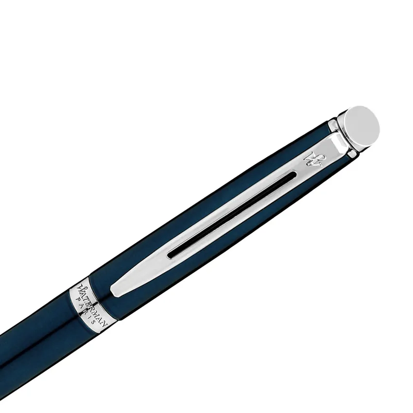 Waterman Hemisphere Metallic Blue Palladium Trims Ballpoint Pen