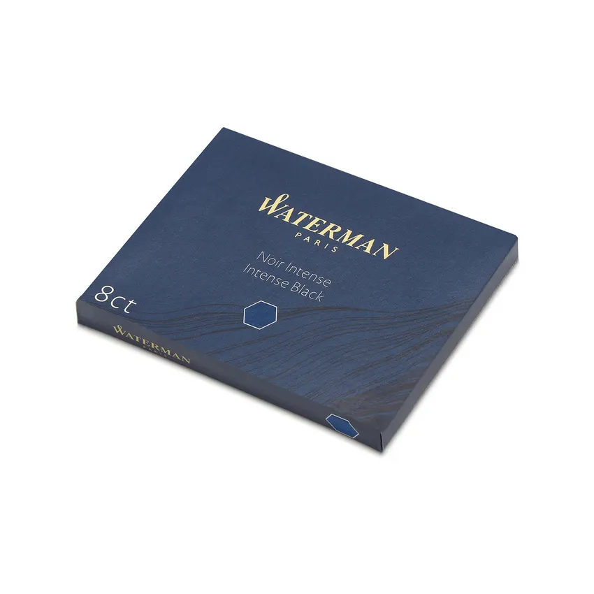 Waterman Mysterious Blue Ink Cartridge - Pack of 8