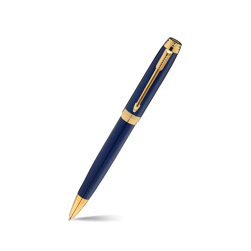 Parker Ambient Blue Gold Trim Ballpoint Pen