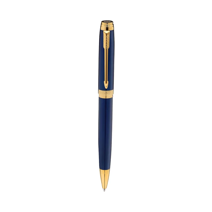 Parker Ambient Blue Gold Trim Ballpoint Pen